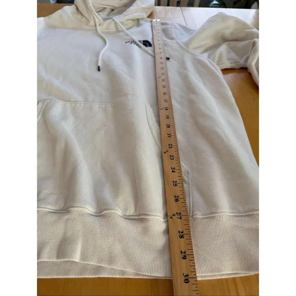 The North Face Men’s Back Graphic Hoodie XXL – Cream / Multicolor Logo